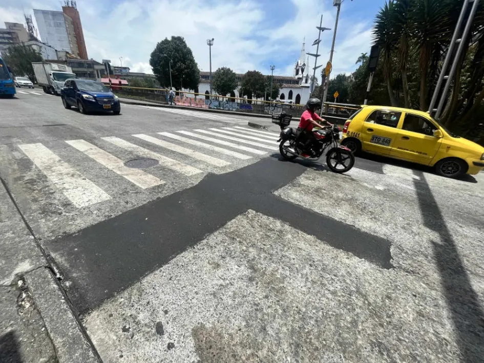 Así quedó el tramo de la avenida del Centro luego de ser intervenido el fin de semana.