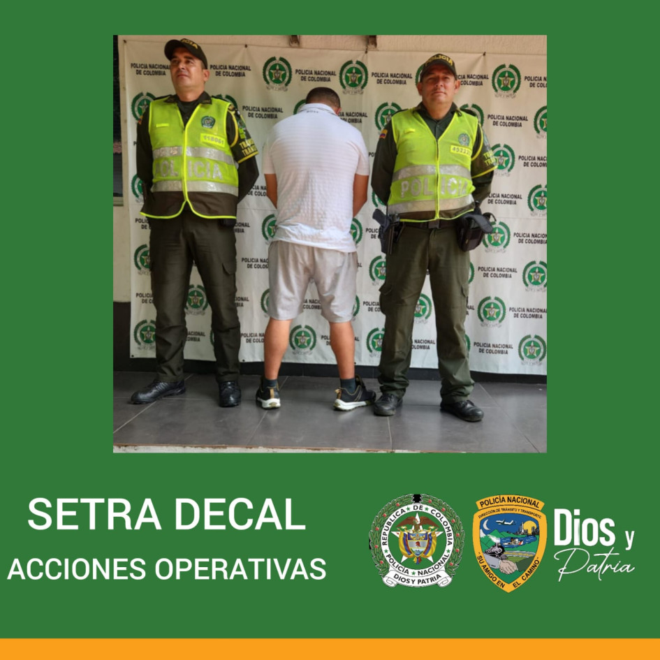 Un detenido.