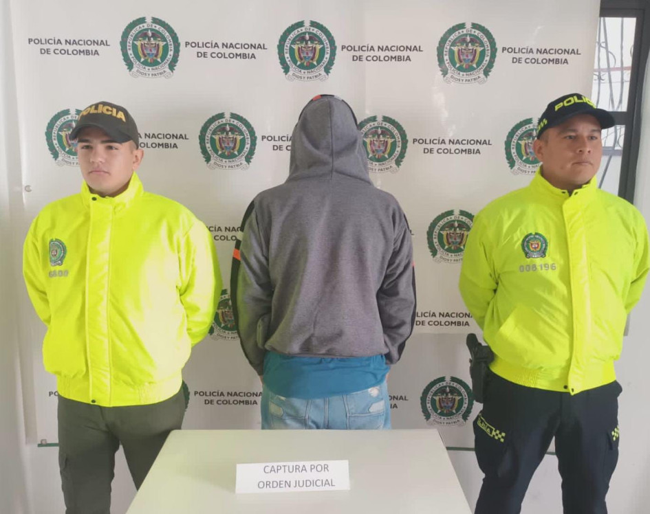 El capturado en el barrio La Manuela de Aguadas por ser, al parecer, coautor en un doble homicidio.