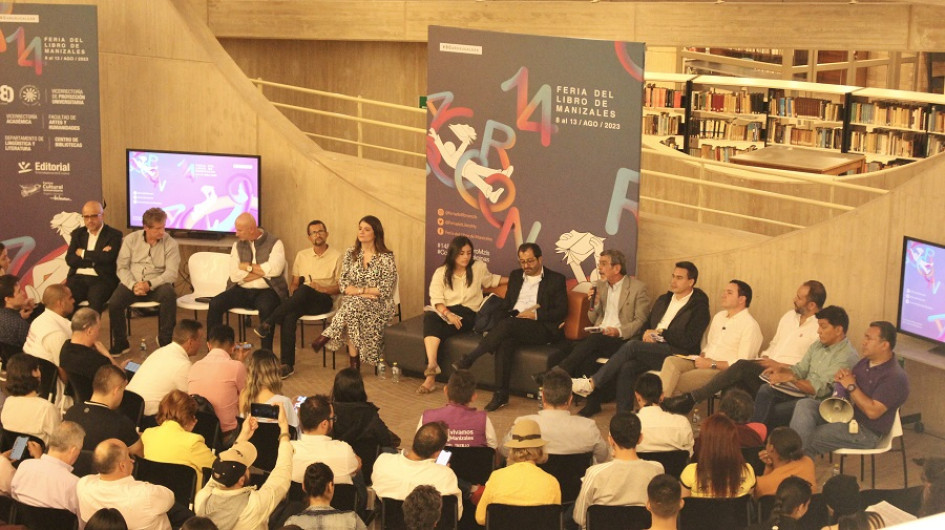 Foto / Archivo / LA PATRIA   Los candidatos debatieron en La Feria del Libro de Manizales.