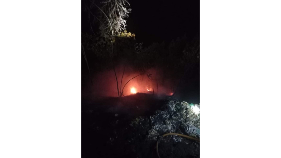 Incendio de cobertura vegetal en Marmato (Caldas)