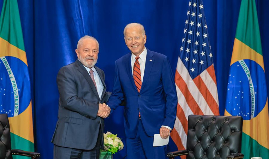 Los presidentes de Brasil y Estados Unidos, Luiz Inácio Lula da Silva y Joe Biden.