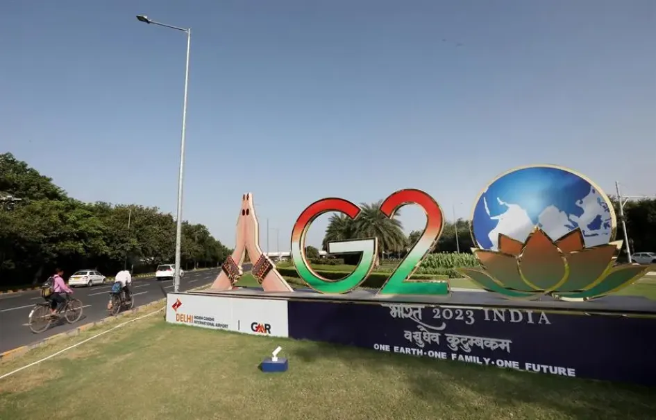 Cumbre mundial del G20 en Nueva Delhi (India).