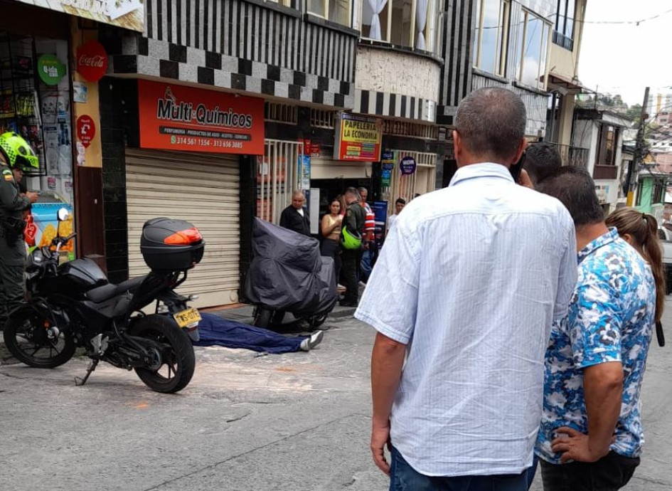 El cadáver en Villamaría.