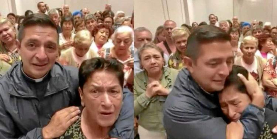 Reproducción | LA PATRIA  Jesús Hernán Orjuela, conocido como el padre Chucho, se encuentre atrapado en Israel junto con cerca de 120 connaciones con quienes realizaba una peregrinación en Nazaret.