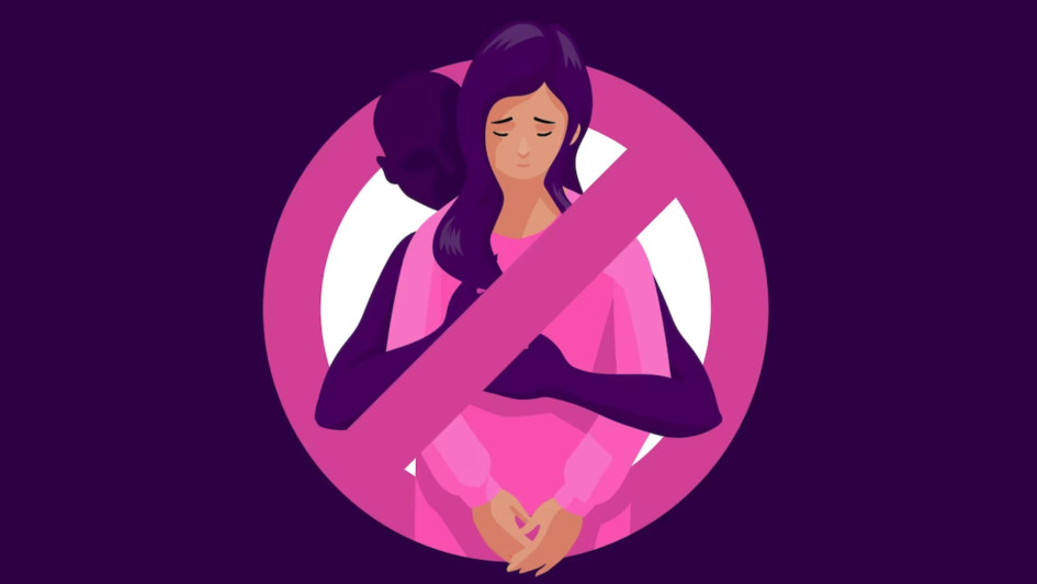 Ilustración sobre el feminicidio.