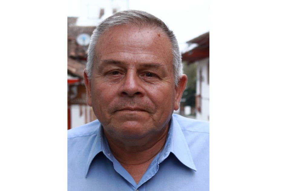 Humberto Giraldo, de 59 años, renunció a su aspiración a la Alcaldía de Salamina. 