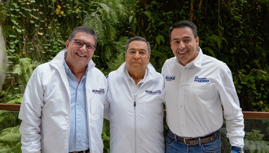 Luis Roberto Rivas, Álvaro González Alzate y Jorge Eduardo Rojas.