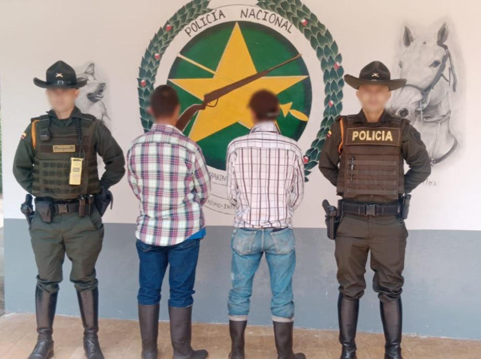 Tres manizaleños y un villamariano fueron capturados por tráfico de drogas y afectación al medioambiente.
