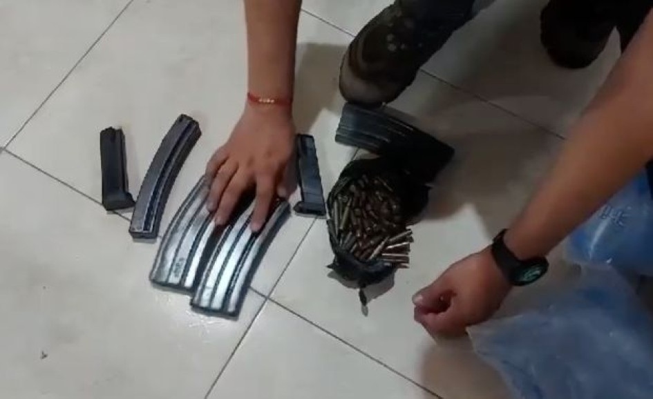 Parte de lo hallado.