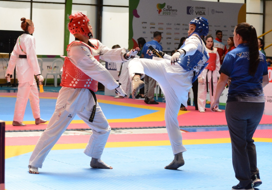 Taekwondo en los Juegos Nacionales del Eje Cafetero 2023