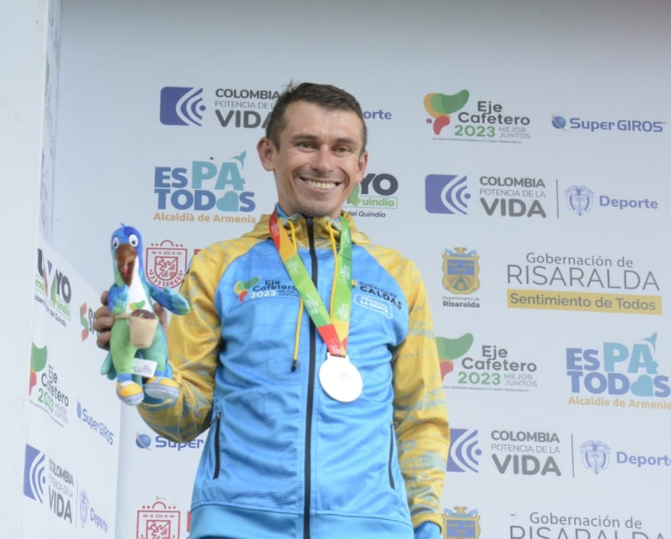 El caldense Dídier Chaparro quedó a un minuto y 25 segundos del oro en Chipre.