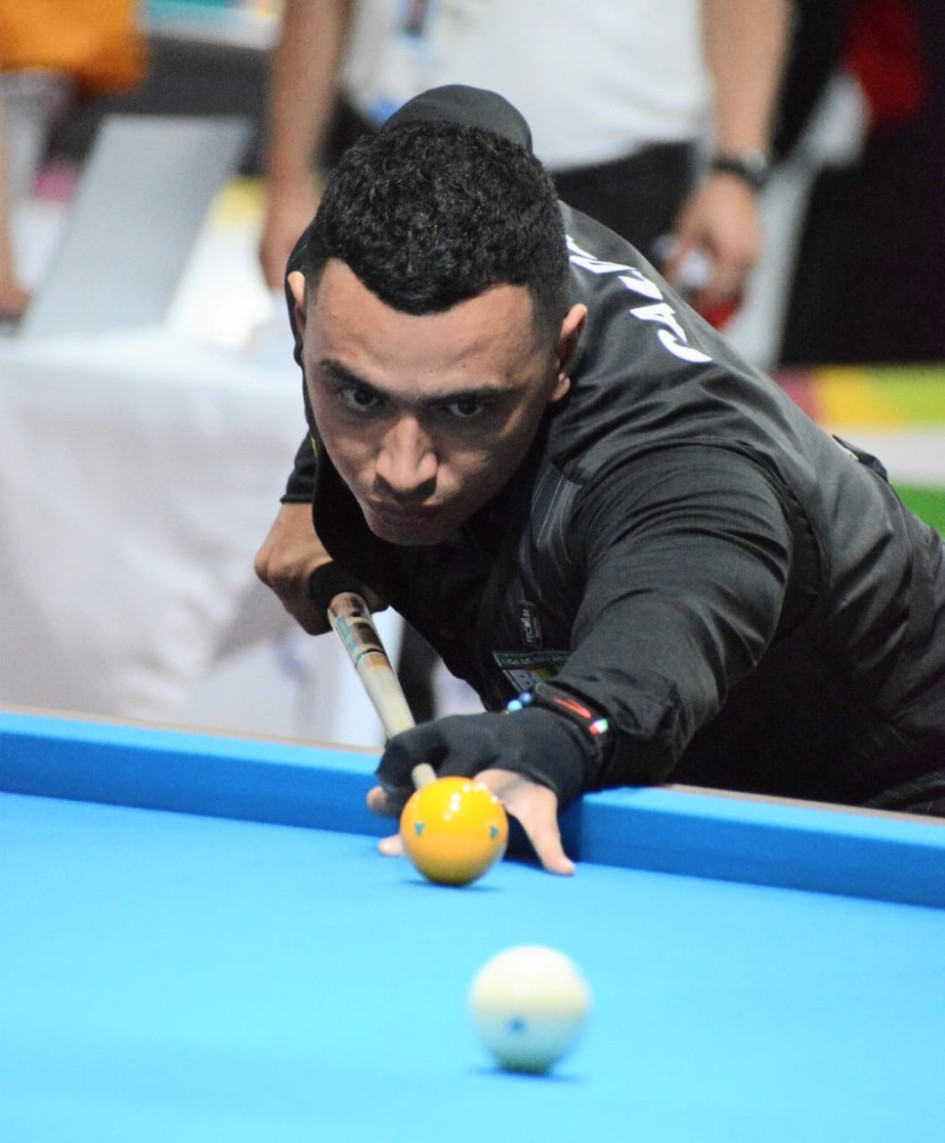 Huberney Cataño logró un cupo a la  final del billar en los Juegos Nacionales
