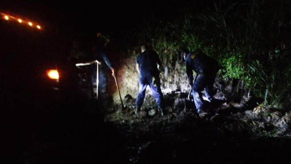 Inundaciones y destechamientos fueron lo que debió atender en la noche de este viernes el Cuerpo de Bomberos Voluntarios de Villamaría.