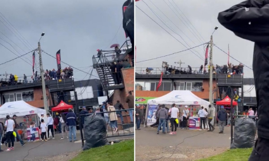 La información provisional apunta a que una pantalla gigante cayó, junto con su andamio, en el tercer piso de la zona VIP del escenario deportivo.