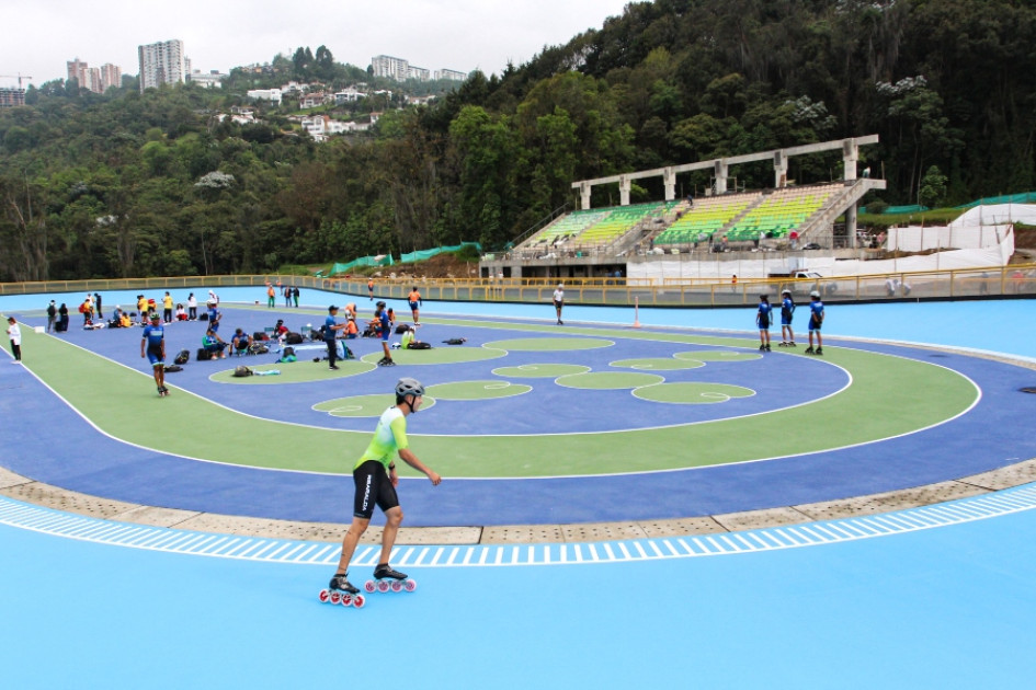 Delegaciones de patinaje, listas para competir en el Bosque Popular El Prado