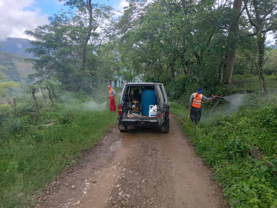 El mejoramiento de la vía.