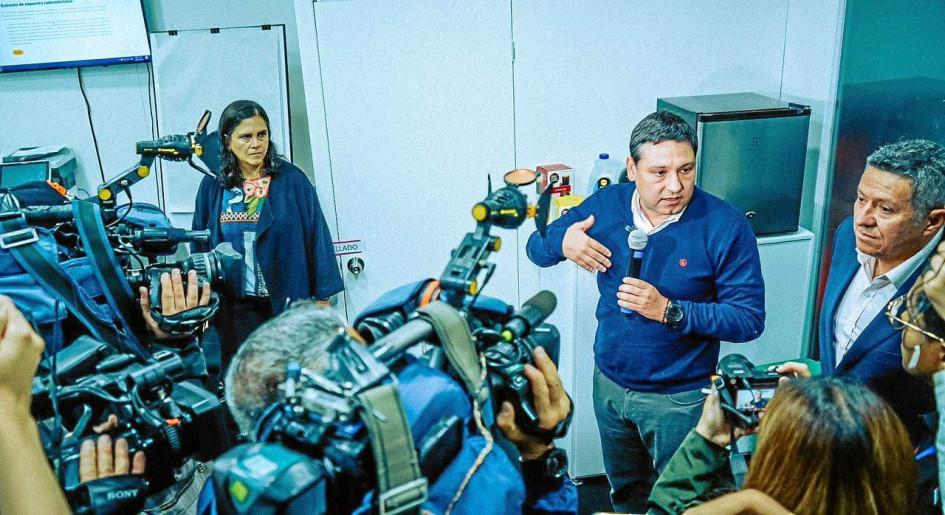 A dos días de la subasta 5G, el ministro de las TIC, Mauricio Lizcano, presentó ayer las instalaciones donde se llevará a cabo y cómo se adelantará este proceso en el que participarán cuatro operadores.