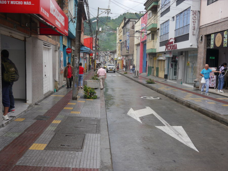 bulevar de la carrera 7 de Chinchiná