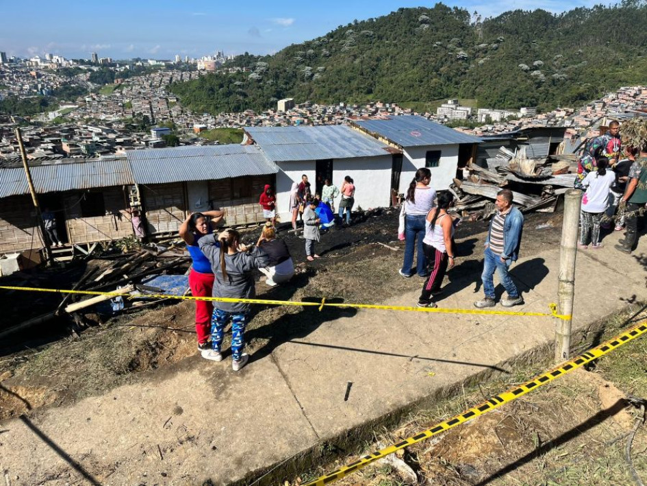 Realizaron activación de la ruta de acompañamiento para las exequias de los menores. 