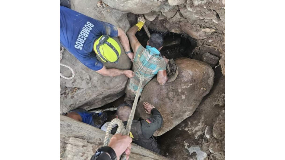 El afectado no presentó heridas graves.