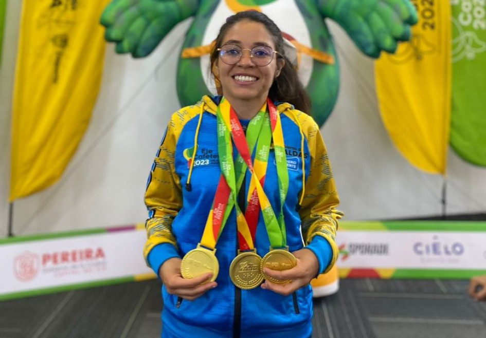 Luisa Fernanda Molina logra su tercer oro en el ajedrez de los Juegos Paranacionales