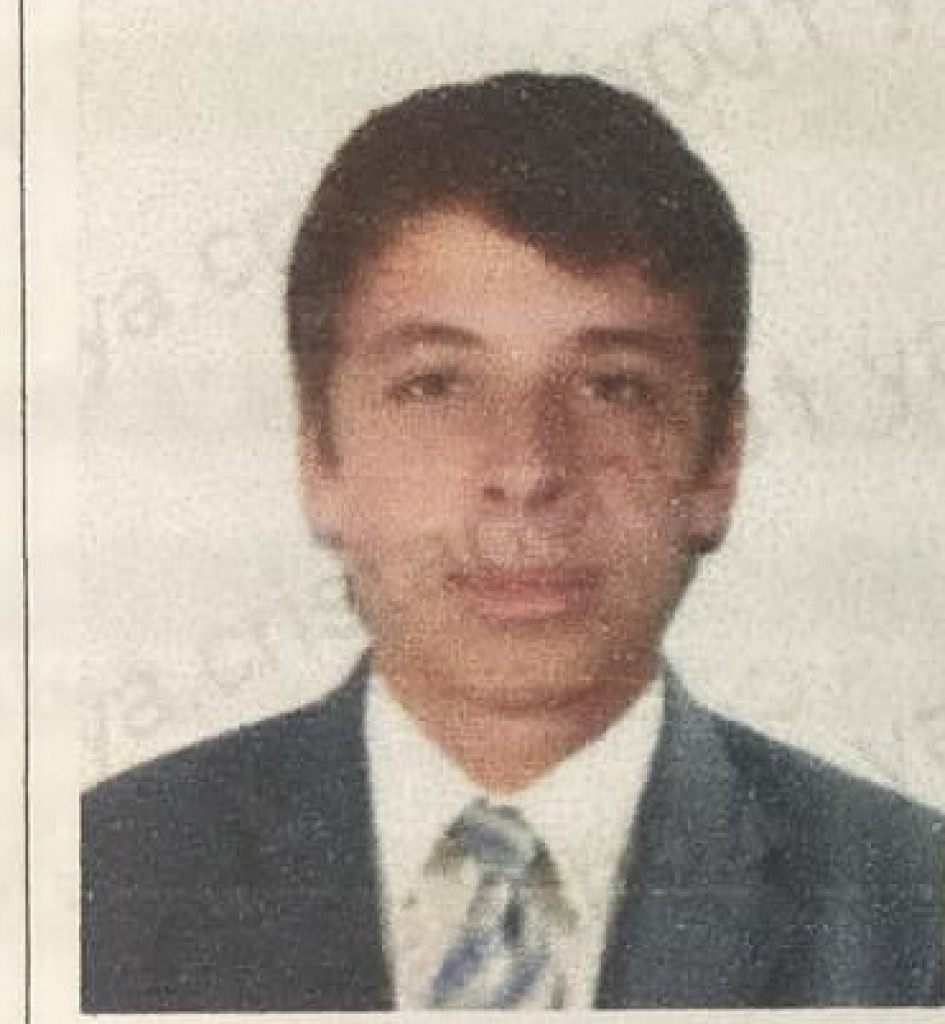 El uniformado, Jorge Arley Cardona Escobar, de 33 años, natural de Samaná.