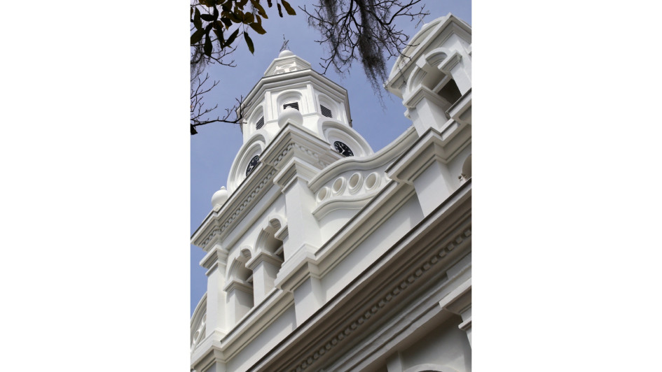 El templo de Salamina es una joya arquitectónica que forma parte del patrimonio del municipio que se apresta a celebrar sus 200 años de historia.