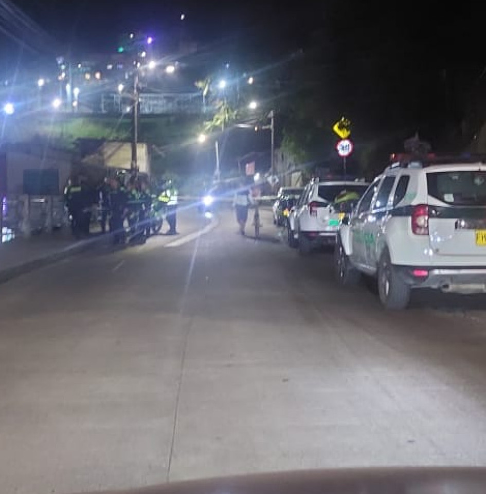 El sitio del crimen estuvo cerrado en la noche del martes.