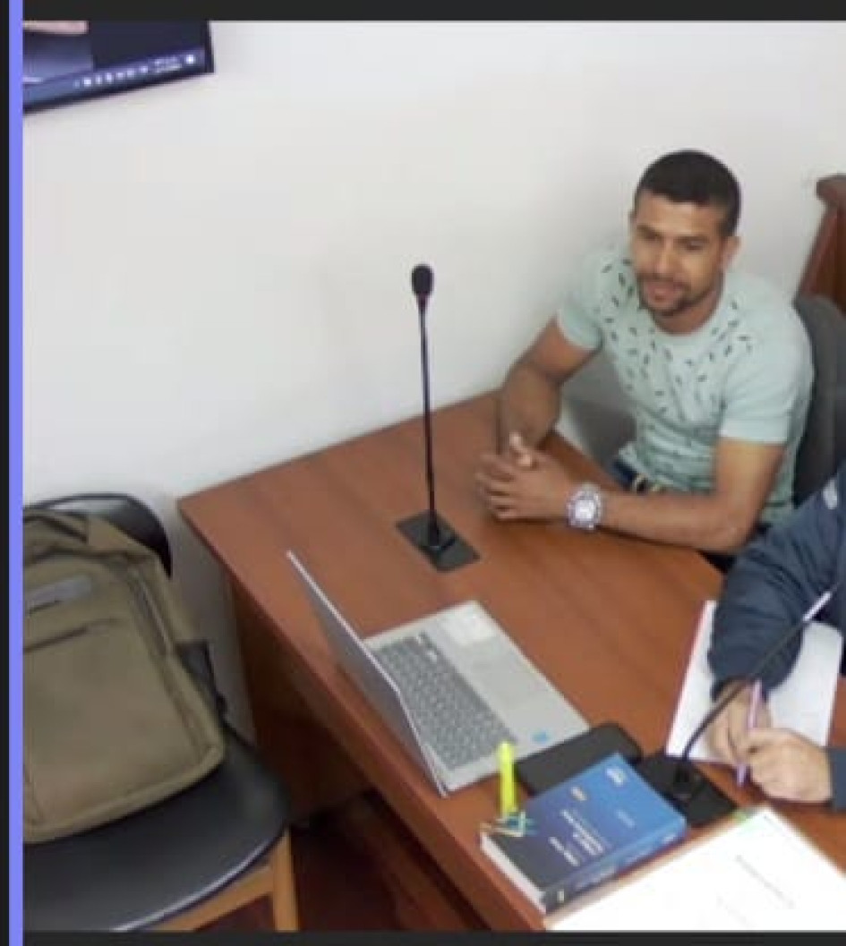 Fotos| LA PATRIA Óscar Orlando Cardeño Suárez, alias Yeiron, de Salamina, será condenado. Tiene otra sentencia por porte ilegal de armas, a 2 años y 4 meses.