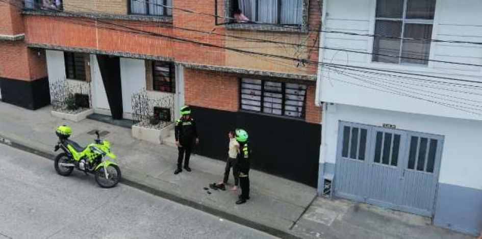 La llegada de la Policía