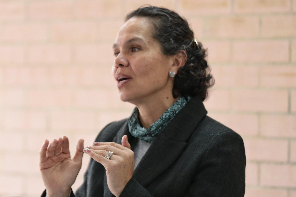 La ministra del Deporte, Astrid Rodríguez