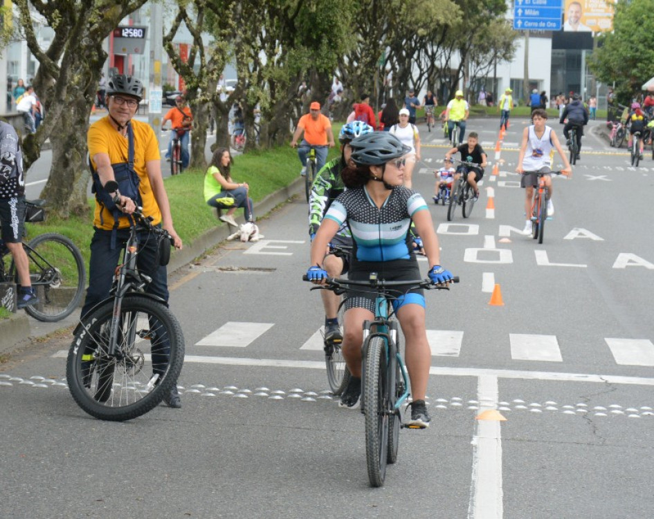 Ciclovía en Manizales