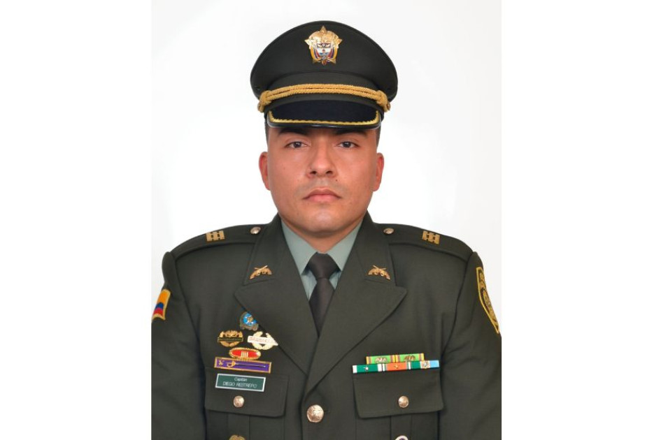 Capitán Diego Alejandro Restrepo García.