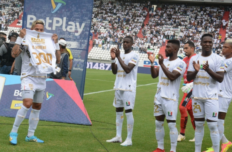 Dayro Moreno llegó a 300 partidos con el Once Caldas y le dio la victoria ante Boyacá Chicó.