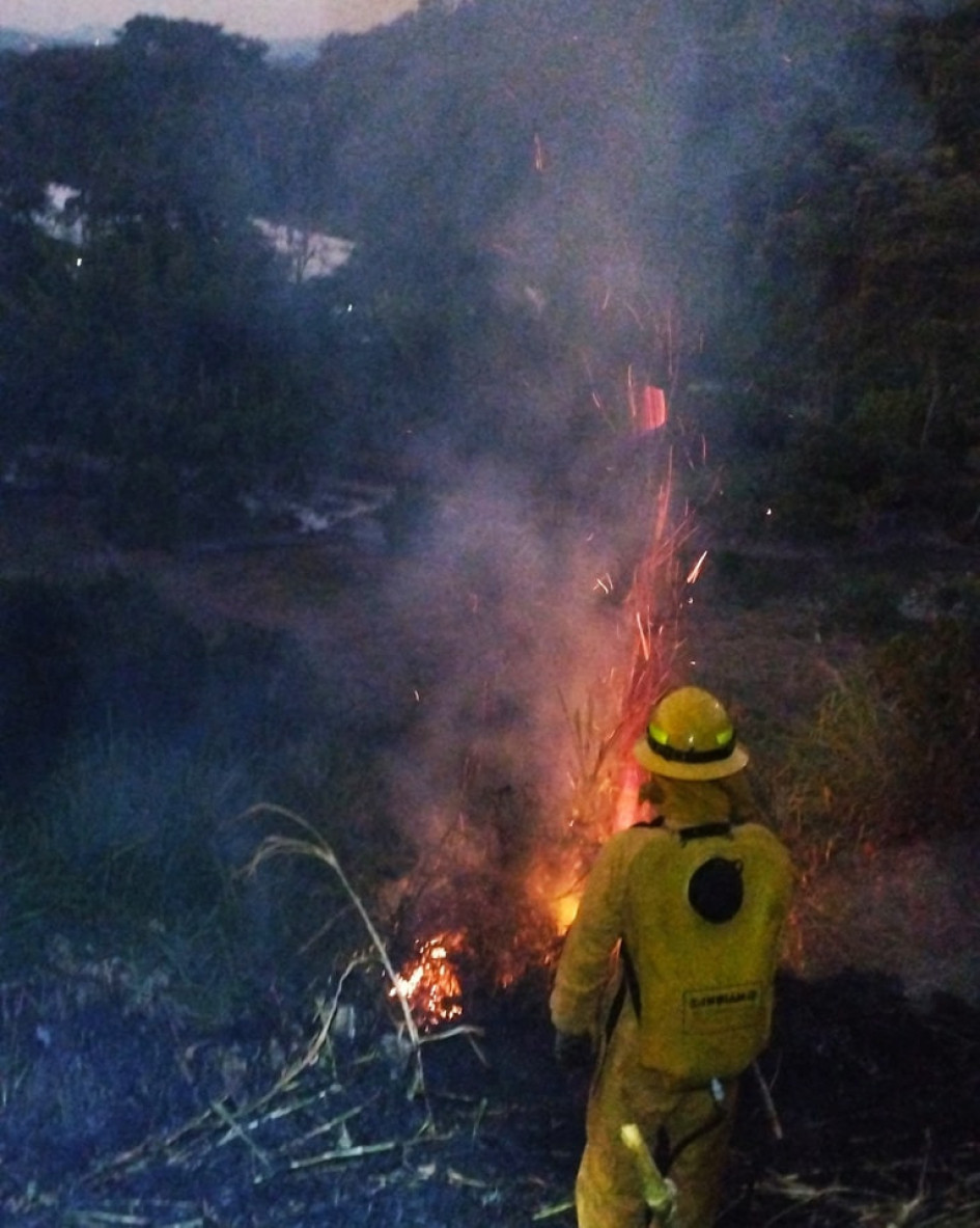 INCENDIO EN CHINCHINÁ