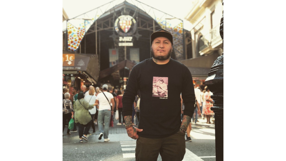 Juan Pablo Quintero, Pajo, tatuador manizaleño. Residente en Medellín.