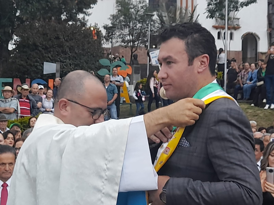 Jesús Iván Ospina Atehortúa, alcalde de Pensilvania (Caldas) para el periodo 2024-2027.