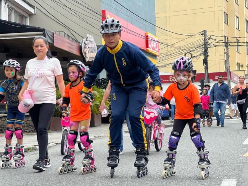 Ciclovía en Manizales