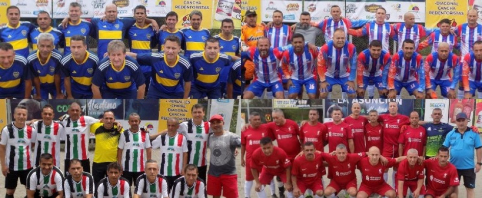 Su Desvare, Municipio de Palestina, Inmedent y Nevado y Café Turismo son los semifinalistas de la Copa de fútbol en La Asunción.