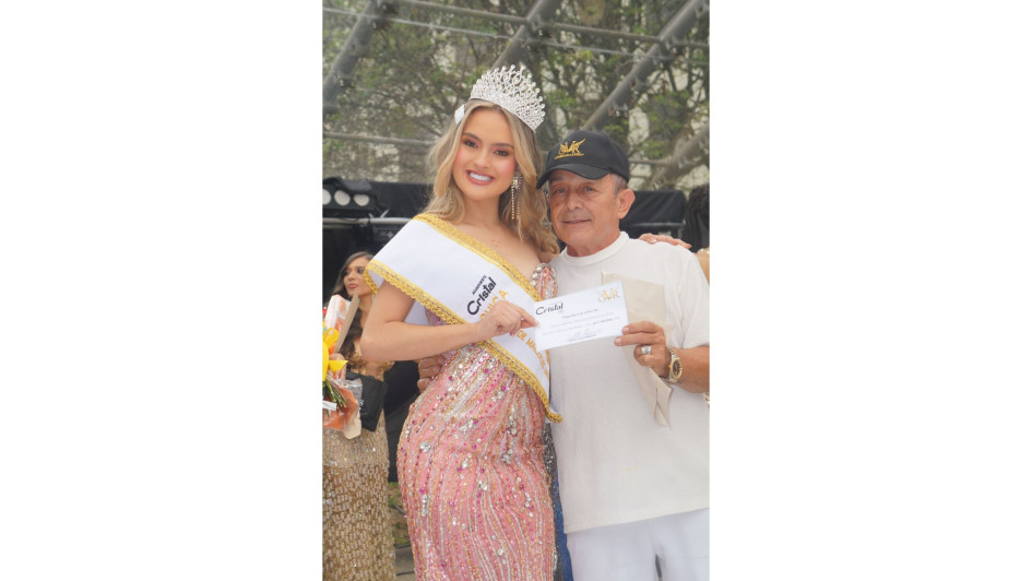 Gilberto Vásquez Rodas creador de la GVR Corporación durante la Chica Cristal 2024.