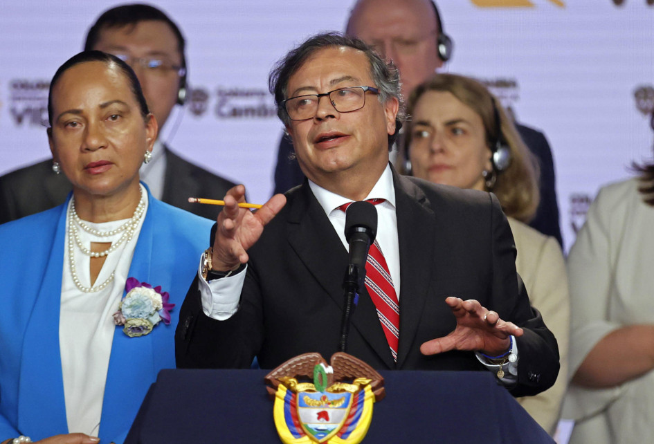 El presidente de Colombia, Gustavo Petro