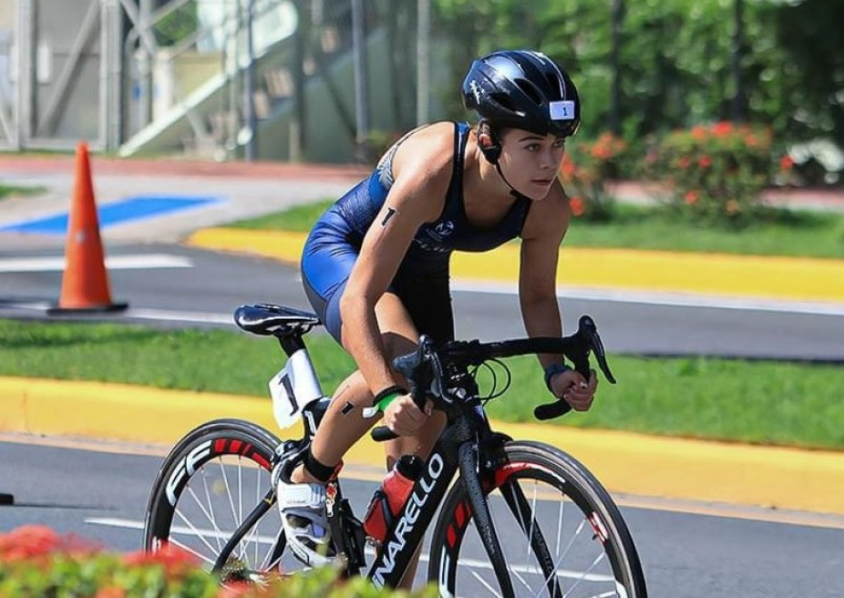 La triatleta Valentina Villa