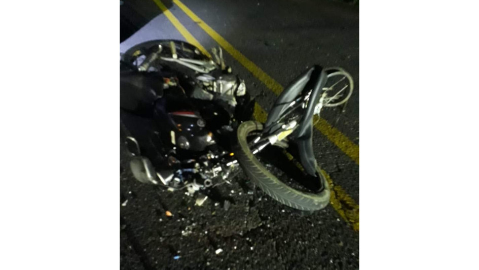 Dos motocicletas colisionaron en la vía Troncal de Occidente, en jurisdicción de Anserma (Caldas).