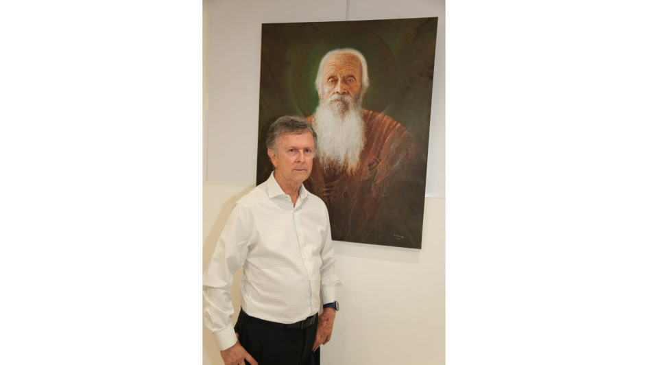 El artista caldense Ramiro Ramírez.