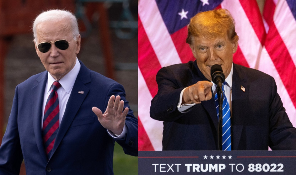 Presidente de EE.UU., el demócrata Joe Biden, y el exmandatario republicano Donald Trump.