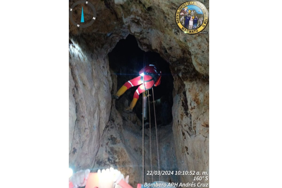 Rescate de minero en Marmato. 