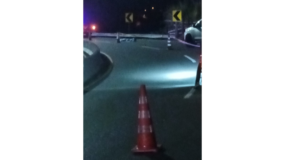 Fabio Mejía Ocampo terminó arrollado mientras caminaba por el sector de San Marcos de León, en la nueva vía Manizales-Chinchiná.