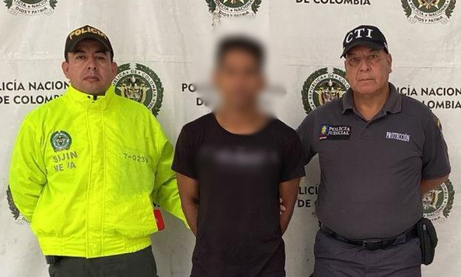 El sujeto fue capturado por uniformados de la Policía Metropolitana de Barranquilla.