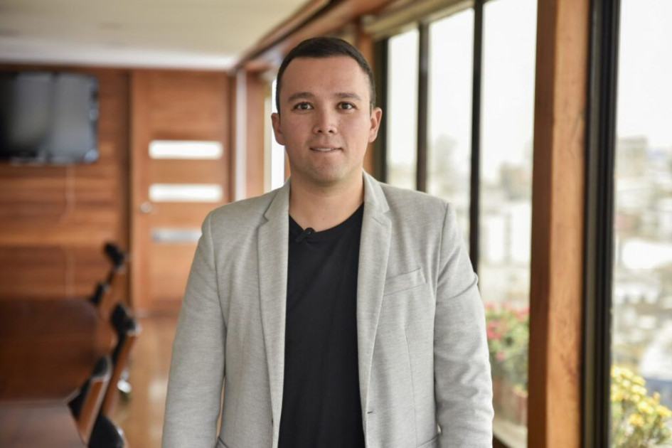 El gerente de la Oficina de la Galería, Daniel Eduardo Arboleda Vásquez.